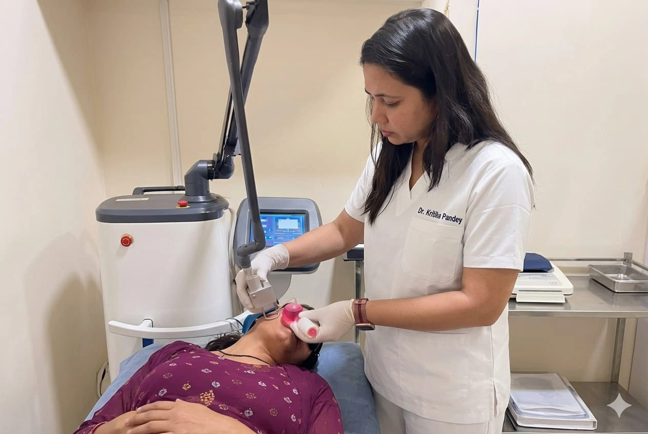 Advanced laser skin treatment by Dr. Kritika Pandey